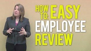 Employee Performance Review - An Easy How-To-Guide