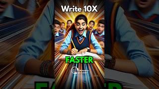 5 Tricks! Write 10X Faster in Class!  Handwriting Tricks #studytips #studymotivation