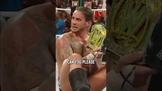 I Told CM Punk He Wasn’t Cena #undertaker #wwe #wrestling