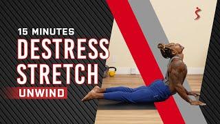 15 Minutes of Unwinding Destress Stretches