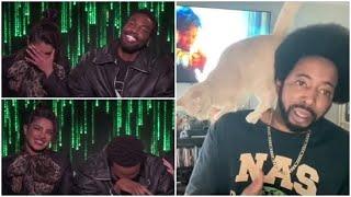 Watch Priyanka Chopra, Yahya Abdul-Mateen II lose it as a cat interrupts their Matrix interview