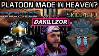 Dakillzor, DezGamez, Skill4ltu Platoon! Made in Heaven? | World of Tanks