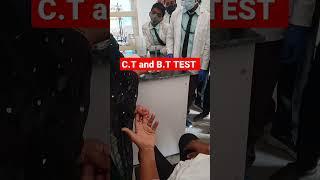 C.T AND B.T  TEST IN PHARMACY LAB #pharmacy #firstyearexam #aakashsir #anatomy_physiology