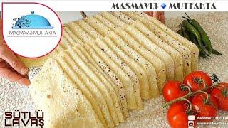 These Lavash Cooked in Pairs‼ Soft, Yeast-Free Milk Lavash Recipe Super Easy 