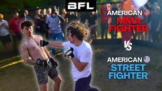 MMA Fighter vs. Street Fighter | 3 ROUND BRAWL | BFL MMA