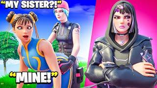 BESTFRIENDS *SUS* SISTER WANTS MY BABIES  (Fortnite Gameplay)