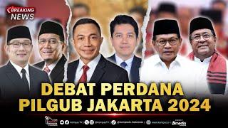 BREAKING NEWS - Debat Perdana Pilkada Jakarta 2024: RK-Suswono, Dharma-Kun, Pramono-Rano Adu Gagasan