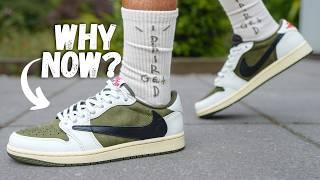 Travis Scott x Jordan 1 Low Medium Olive Review