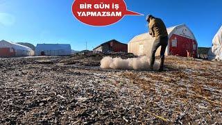 BİR GÜN İŞ YAPMAZSAM !! YOK YOK YOK~SOĞUKTAN KAPILARI AÇAMADIK~DONMUŞ