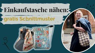 Einkaufstasche nähen mit gratis Schnittmuster