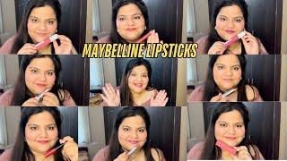 Lipsticks Every Girl Should Own Maybelline | Best Shades & Review | Matte,Vinyl,Satin Matte