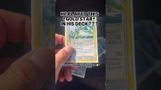 I CAN’T BELIEVE HE PLAYED WITH A GOLD STAR IN THIS DECK…. #buyselltrade #pokemon #goldstar