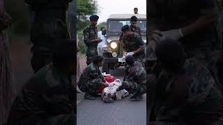 Indian Army Rescues Injured Civilians | Brave Act Caught in 8K#IndianArmy #ArmyRescue