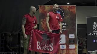 Internationales Armwrestling-Turnier Luxembourg 2019 mit den BADEN BISONS