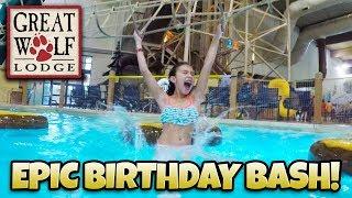 DREAM BIRTHDAY AT GREAT WOLF LODGE!!! Indoor Waterpark! This Hotel Has EVERYTHING!