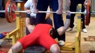 Roman Eremashvili - 195 kg/429 lb Raw Bench Press @67.5 kg/148 lb