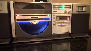 Sharp VZ-3000 Both Sides Vertical Record Player Ghetto Blaster