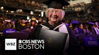 90-year-old New Hampshire great-grandmother graduates from college 50 years are finishing degree