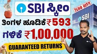 ಬರೀ 593 ಕಟ್ಟಿದ್ರೆ 1 ಲಕ್ಷ ನಿಮ್ಮ ಖಾತೆಗೆ | SBI Har Ghar Lakhpati Yojana 2025 In Kannada |Savings Scheme