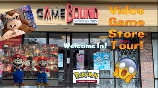 Retro Video Game Store Tour! Factory Sealed & Rare Games, Pokémon cards, and Collection Cases