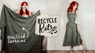 Making Dresses Out of Household Materials! || Recycle Retro