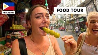 STREET FOOD Tour in The OLDEST CHINATOWN! Binondo Manila Philippines 