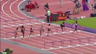 100m Hurdles Women's Heat - Full Event- London 2012 Olympics