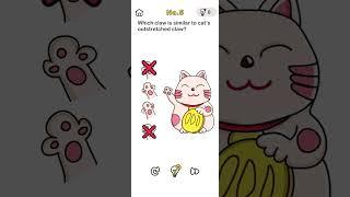 Brain out level 5 - which clow is similar to cat's outstretched claw?