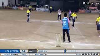 Live Cricket Match | United Brothers 11 vs Ajni Back 11 | 26-May-24 11:21 PM | (DPL) Dhobi Premier L