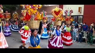 Asi desfilan las delegaciones que bailarán el primer lunes del cerro Guelaguetza 2022