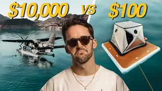 Camo Seaplane vs. Floating Tent: The Camping Battle!