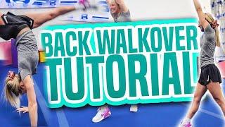 THE BEST WAY TO DO A BACK WALKOVER! *TUTORIAL*