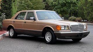 1984 Mercedes-Benz 380SE 1 family owned West Coast car Exterior Video 9/30/24