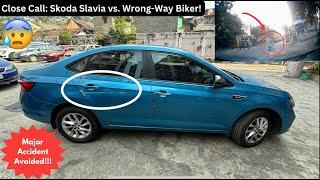 Close Call: Driving Skills in My Skoda Slavia Save the Day! 