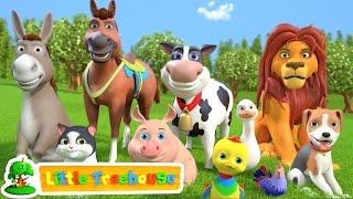 Animal Sound Song | Kindergarten Videos for Children | Cartoons Videos by Little treehouse