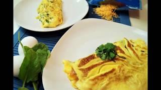 Easy Omelettes! Denver & Spinach Feta - Conquer Your Kitchen