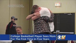 Heart Warming Video: College Basketball Player Sees Mom For First Time In Five Years