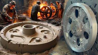 Incredible Making Process of Wheel of 2 Ton at Metal Melting Forgue