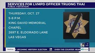 Public visitation announced for Las Vegas Metro Officer Truong Thai killed in shooting