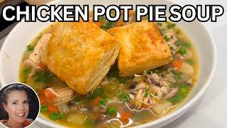 CHICKEN POT PIE SOUP - an EASIER Way To Make Chicken Pot Pie