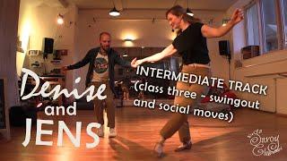 Denise & Jens  Lindy Hop Class 03  Intermediate, Swingout & Social Moves • Plenty Hot 2020