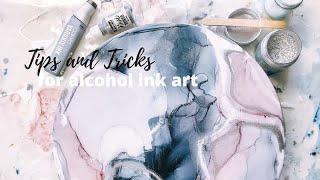 8 Tips for working with ALCOHOL INKS THAT YOU NEED TO KNOW