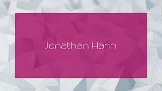 Jonathan Hahn - appearance