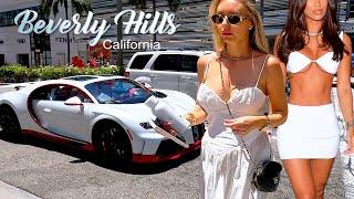 Beverly Hills Walking Tour in Los Angeles, California | The World-Famous Rodeo Drive, Summer 2024