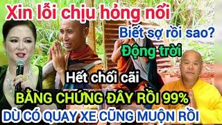 NÓNG HAY!Video chứng minh Bà Hằng 99/% SỢ Sư Minh Tuệ chuyển sang QUẤT Sư khác