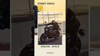 Triumph Street Triple RS Engine Specifications || Torqueify #triumph #streettriple765rs #torqueify