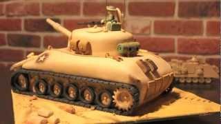 Military Tank Cake