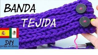 BANDA - BANDANA - DIADEMA TEJIDA A CROCHET PASO A PASO - TUTORIAL DIY