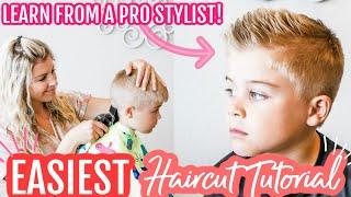 How To Cut Boy's Hair With Clippers For Beginners | How To Cut Hair At Home