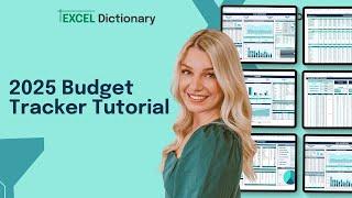 Excel Dictionary's 2025 Budget Tracker Tutorial